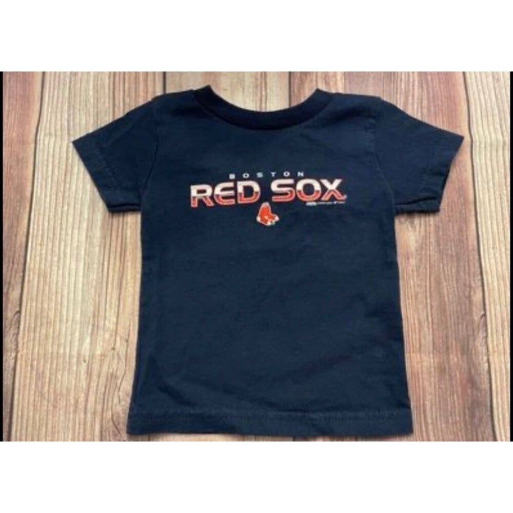 MLB Boston Red Sox Baseball Baby Boy Baby Girl Toddler Shirt, Size 12 months